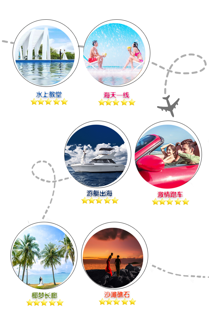 【天涯海角】【凤凰岛】双地标，10套服装玩转三亚