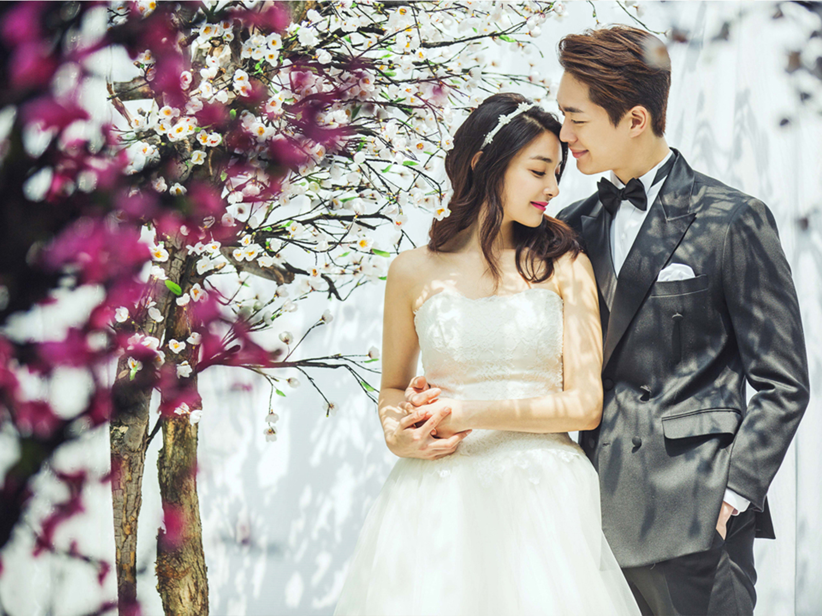 櫻花之戀———世紀新娘婚紗攝影 韓式婚紗照
