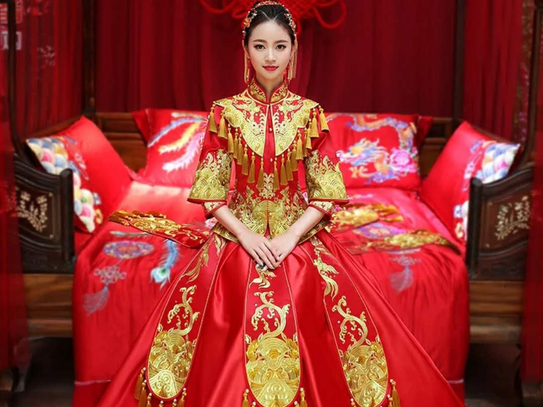 延安女王嫁到婚纱礼服馆