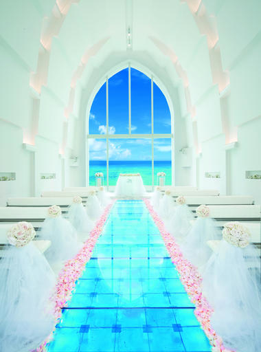 日本冲绳海之教堂浪漫婚礼