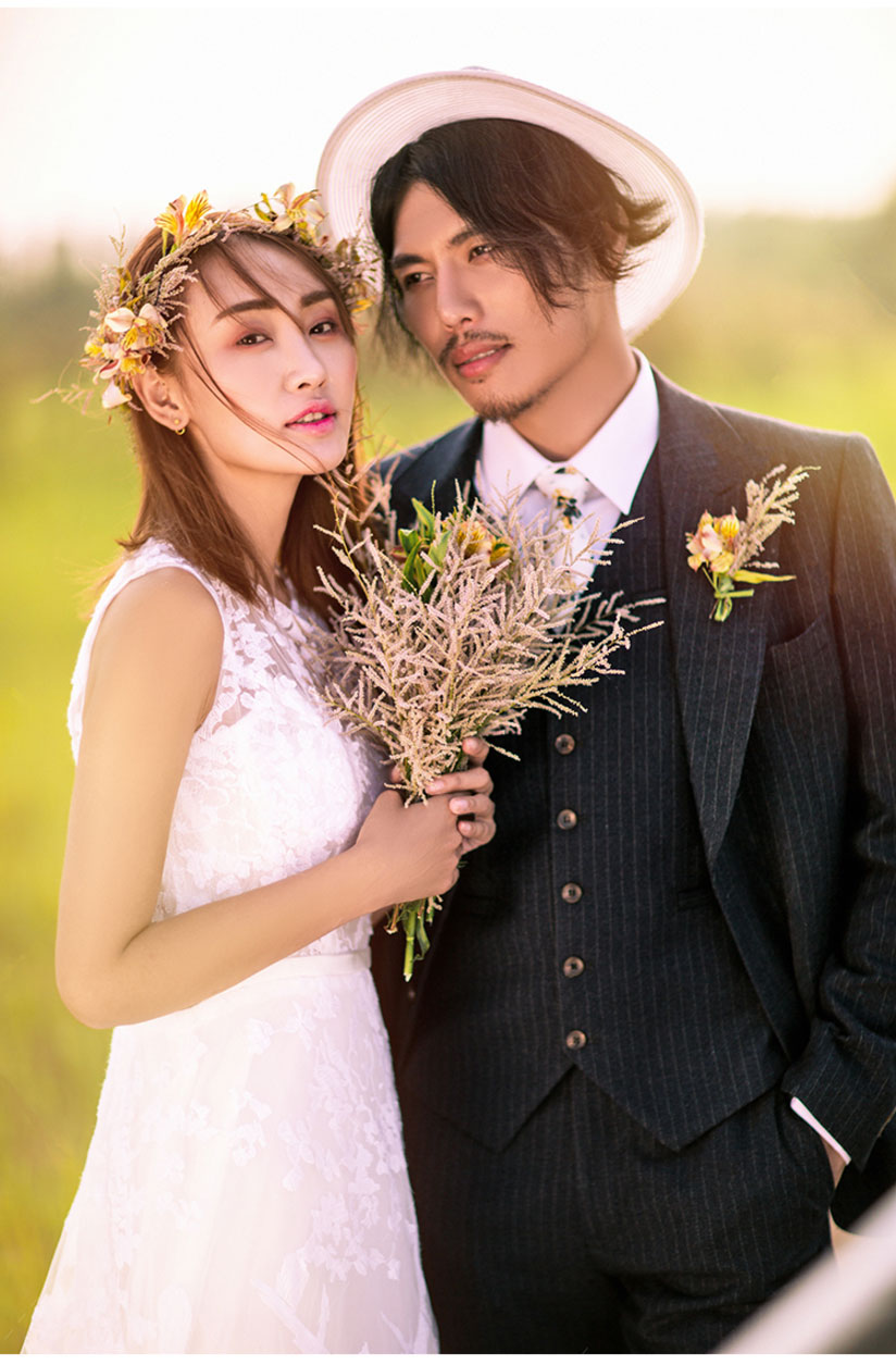 《香港卓美》——韩式情侣小清新外景主题婚纱照1