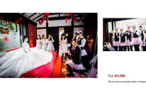 閬中中式現代婚禮紀實攝影，濃烈的中式色彩襯托了喜慶的婚禮