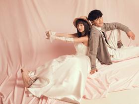 韩国印象 全新韩式风格婚纱照——粉红告白