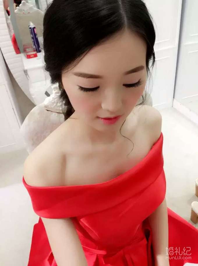 [晓晓美妆]小清新新娘案例