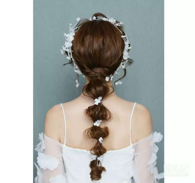 [晓晓美妆]小清新新娘案例