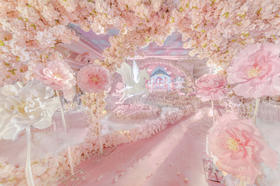 【AND婚礼社】浪漫城堡·粉色婚礼布置