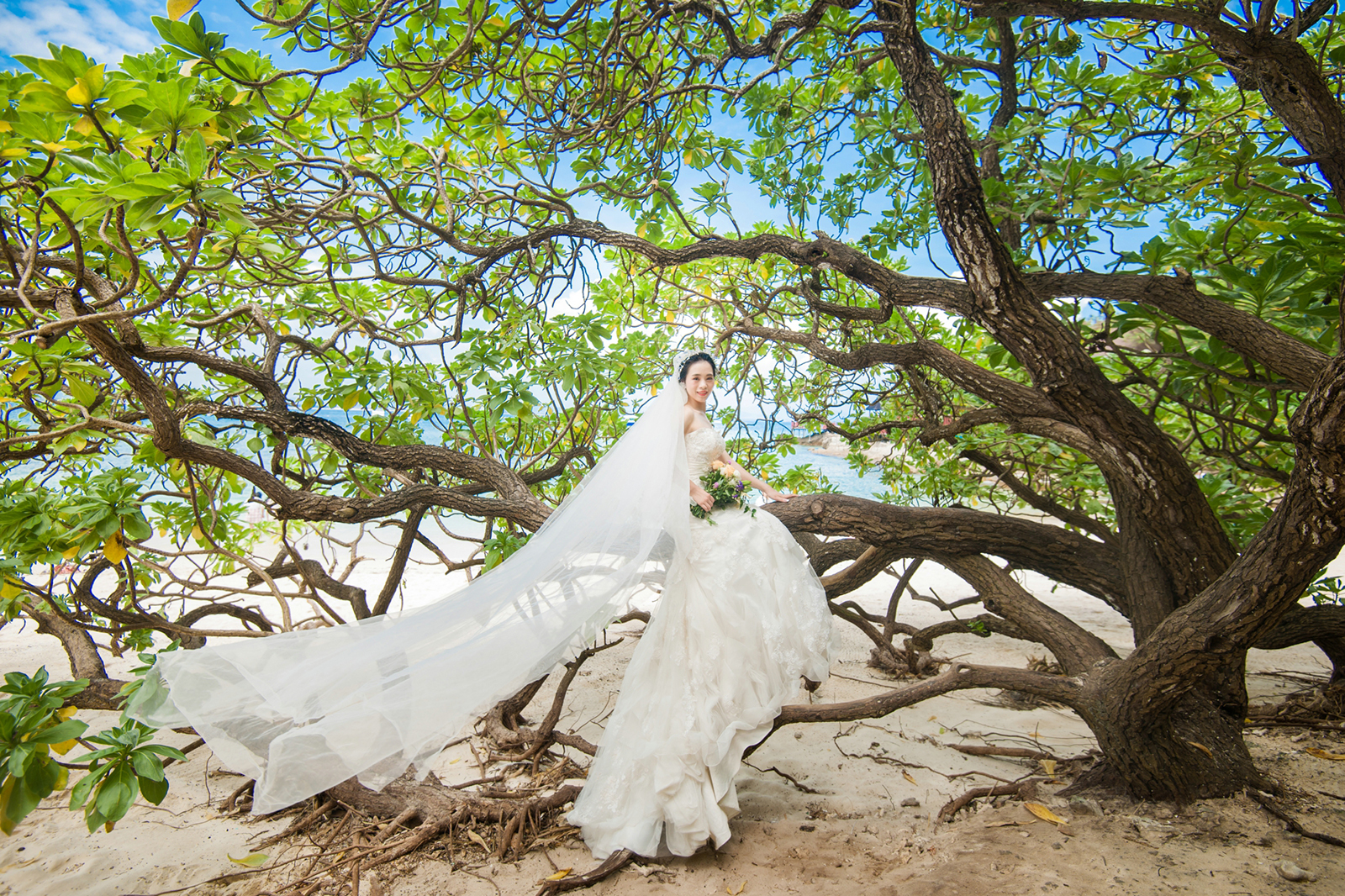 【三亚克莉丝汀】全球旅拍2月真实客照·海滩文艺婚纱照