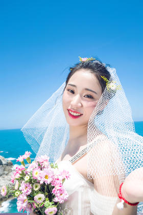 大画印象丨深入灵魂的相配——韩式海景婚纱照