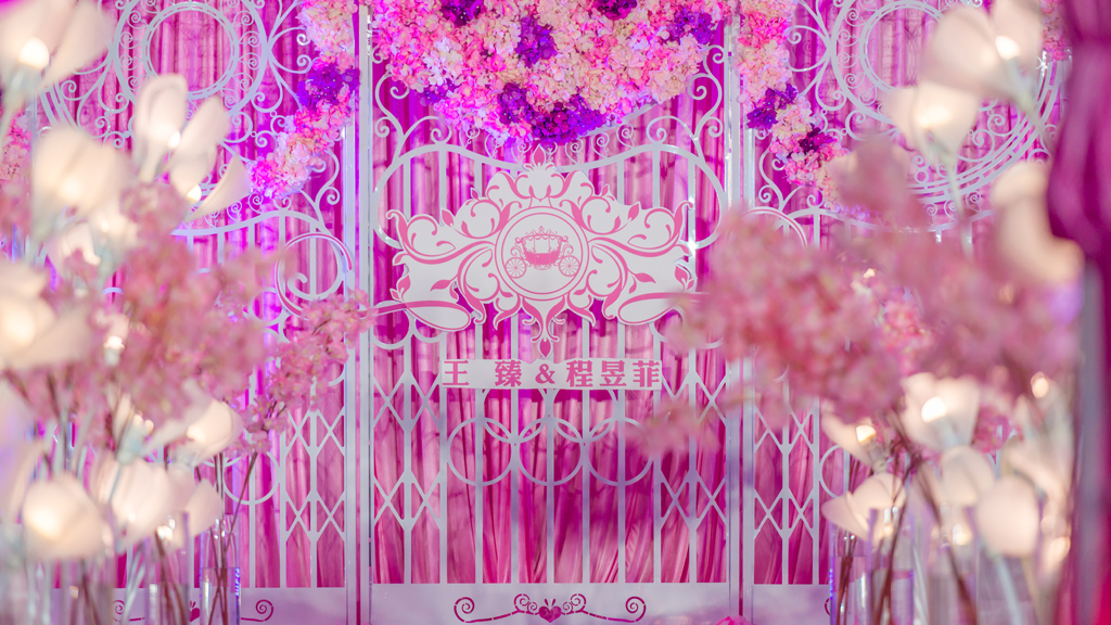 【IDOI婚礼策划】Cherry Blossom粉紫色唯美