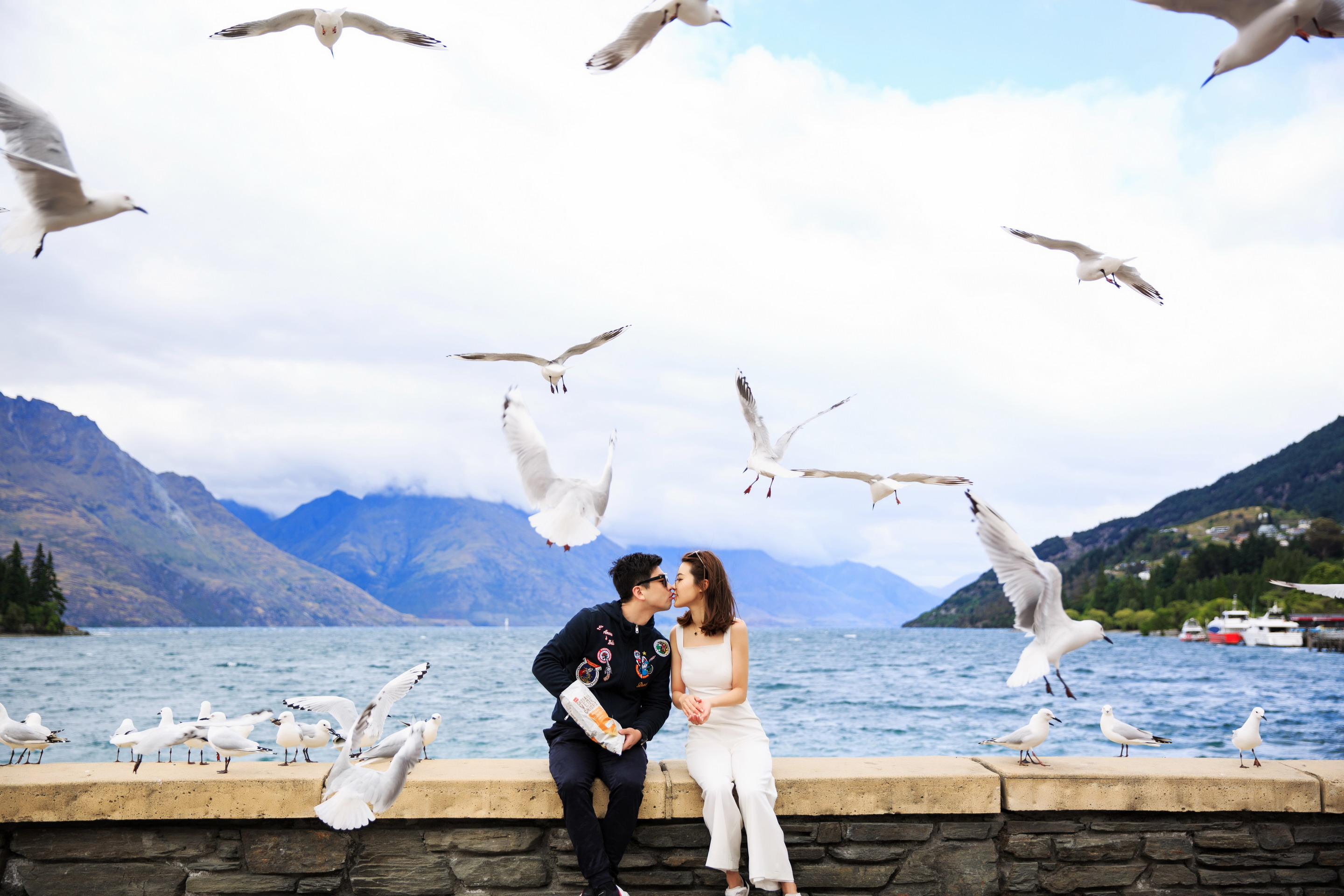 韓式海景婚紗照（紐約紐約新西蘭旅拍）