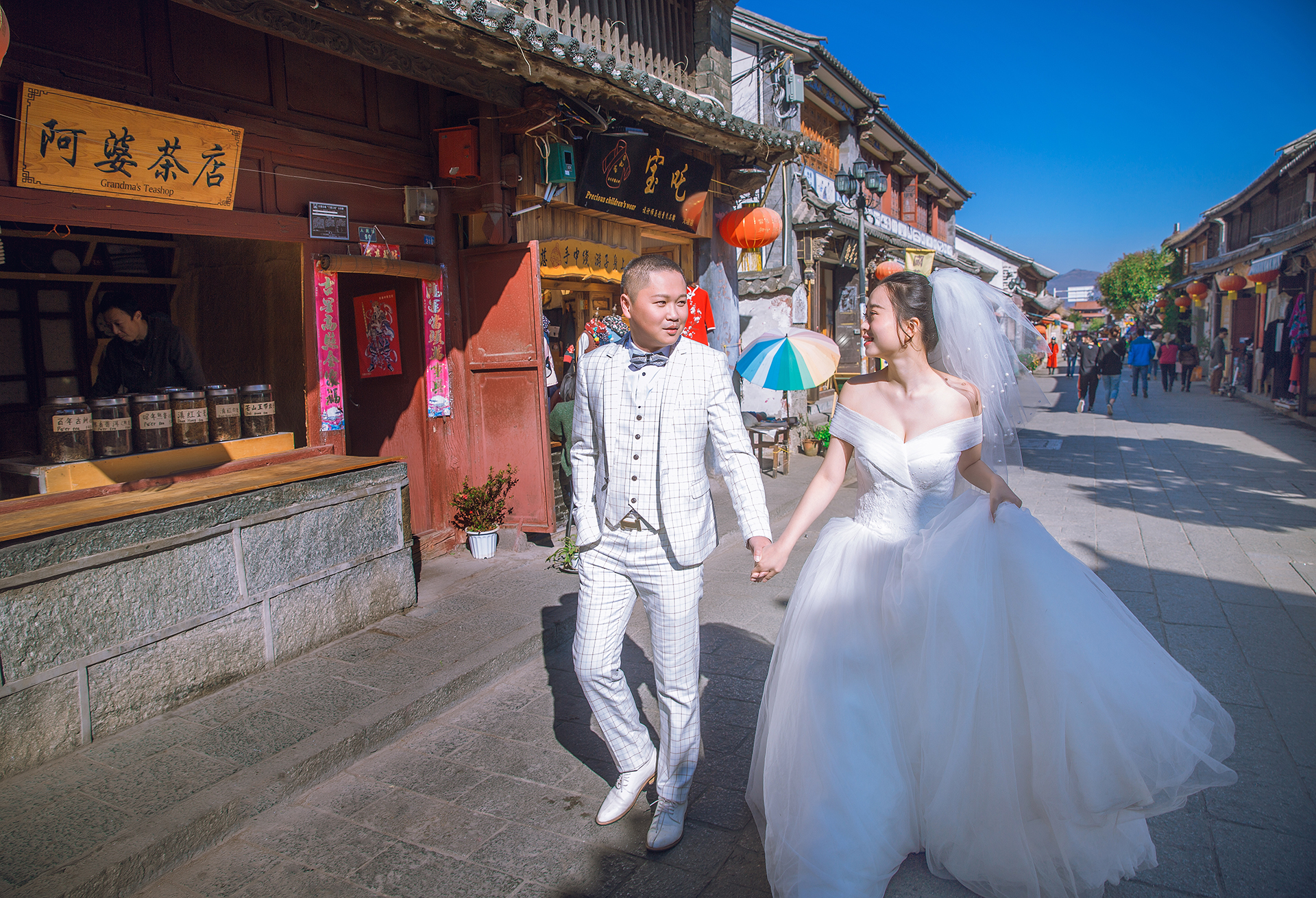 客片展示(张先生&黄女士)大理古城街拍