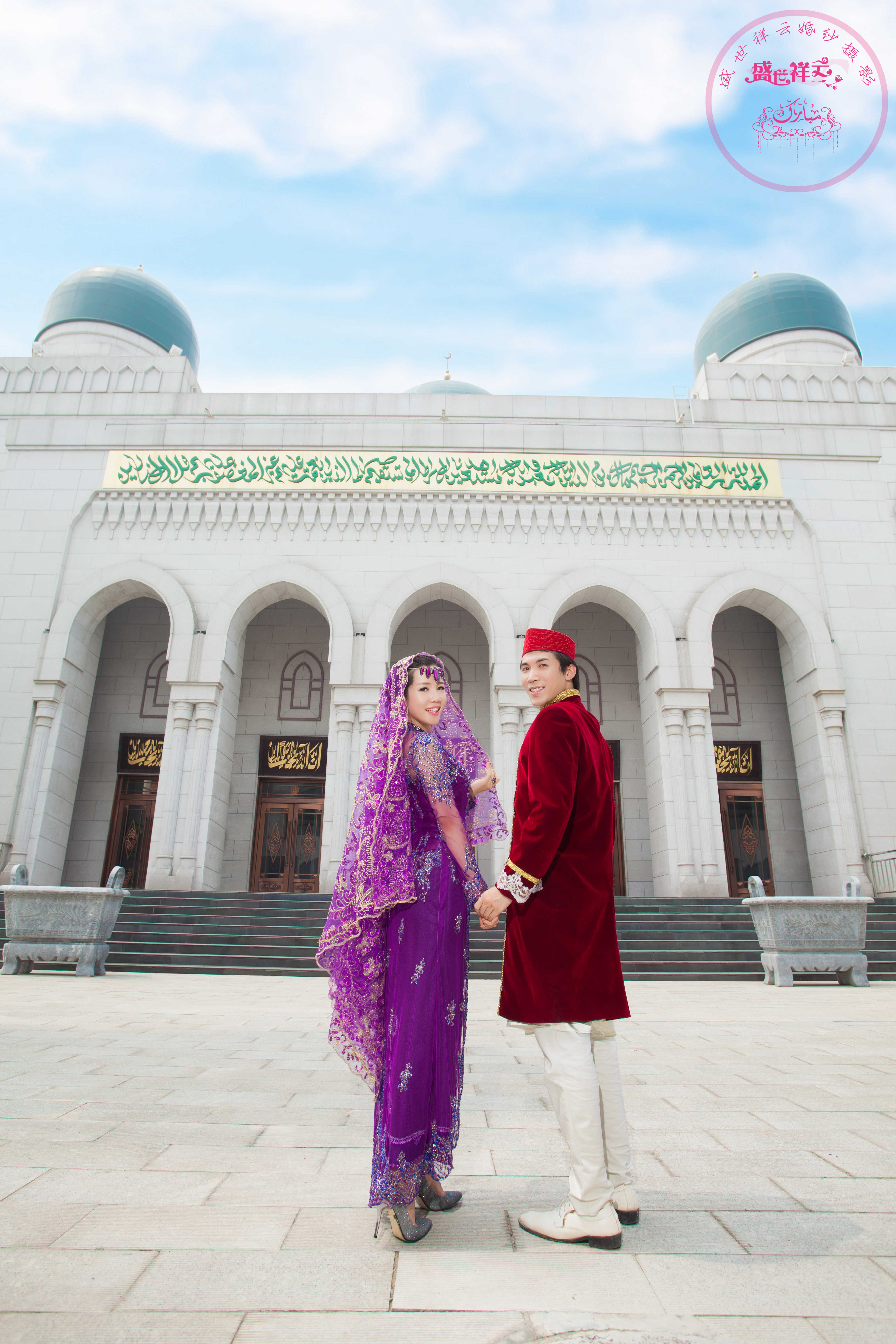 郊区单外景拍摄  穆斯林婚纱摄影  回族婚纱摄影