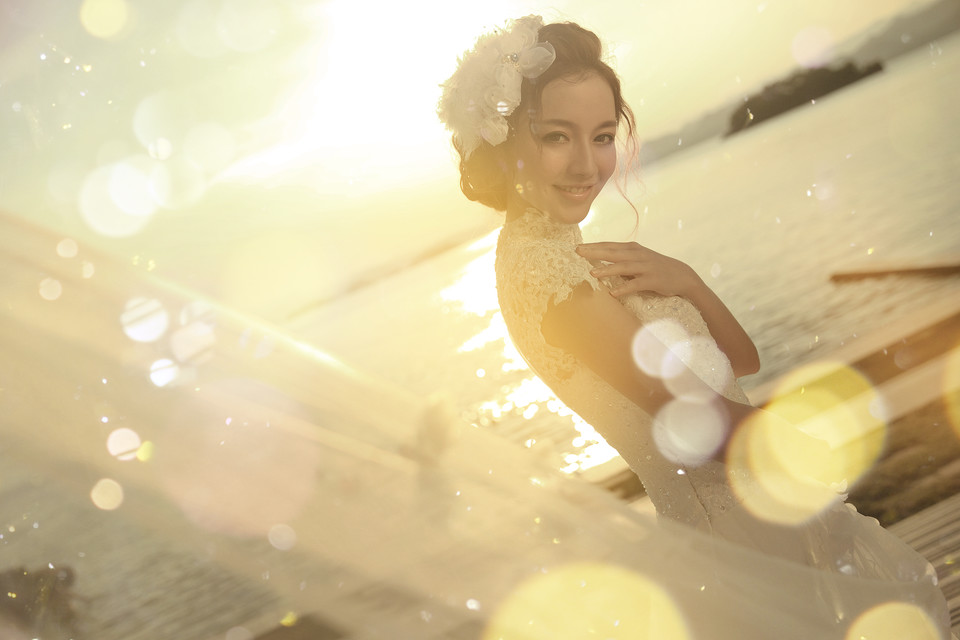 唯美韩式－性价比套系10服1造服装任选，底片全送
