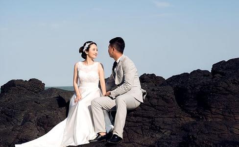 火山婚纱照