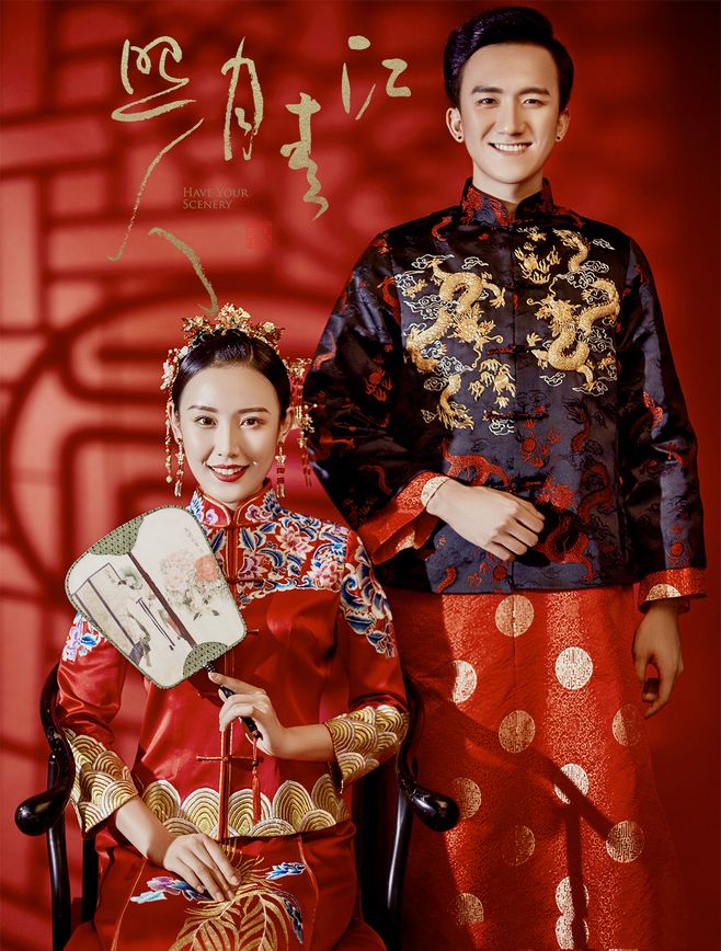 婚纱照中国风