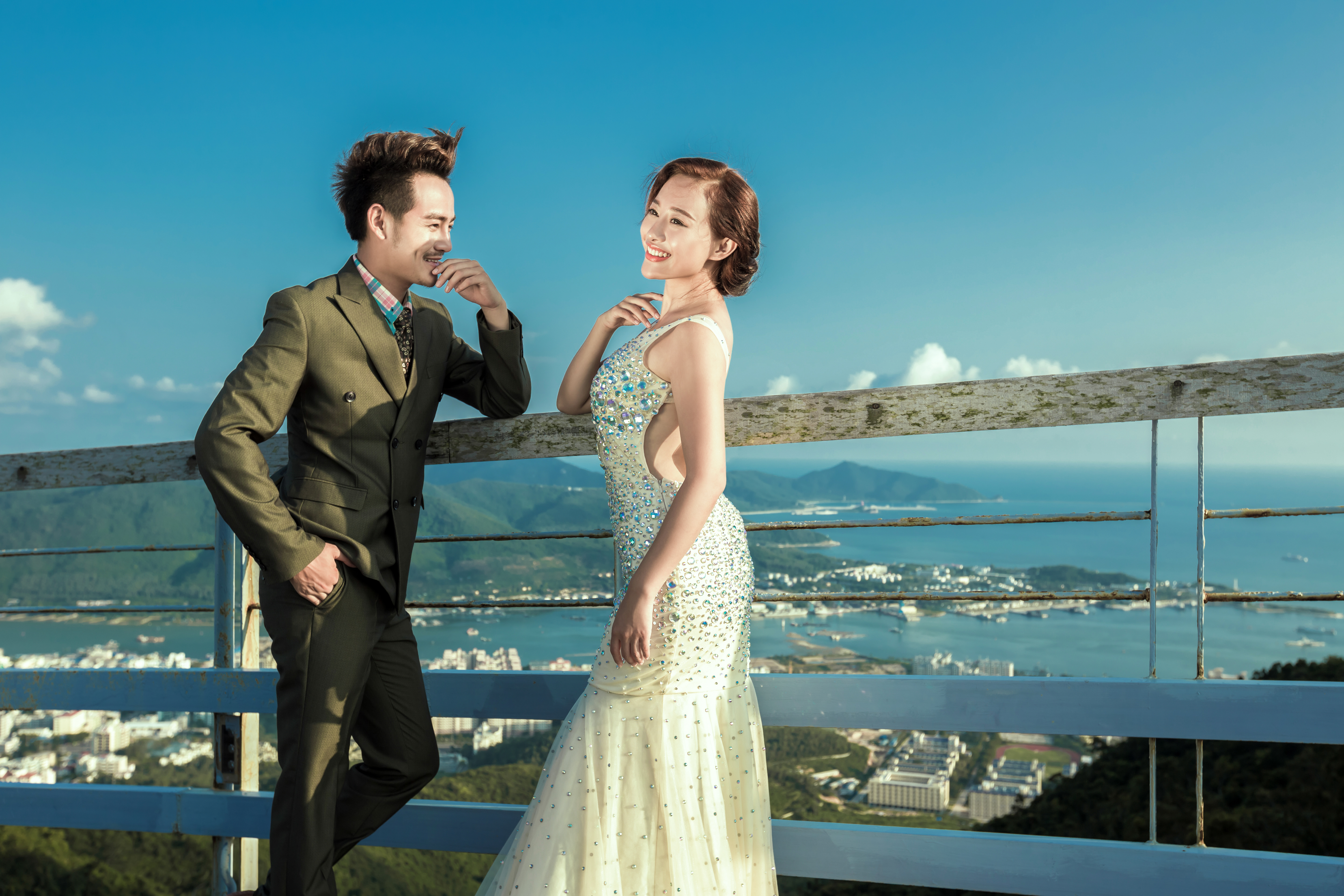 真爱永恒经典水晶之恋婚纱照