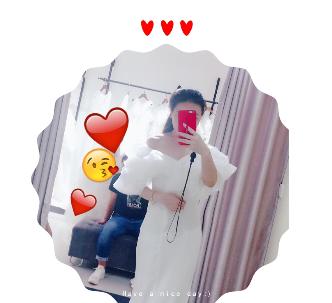 朋友圈点赞top1 荷叶边鱼尾心机遮肉显曲线