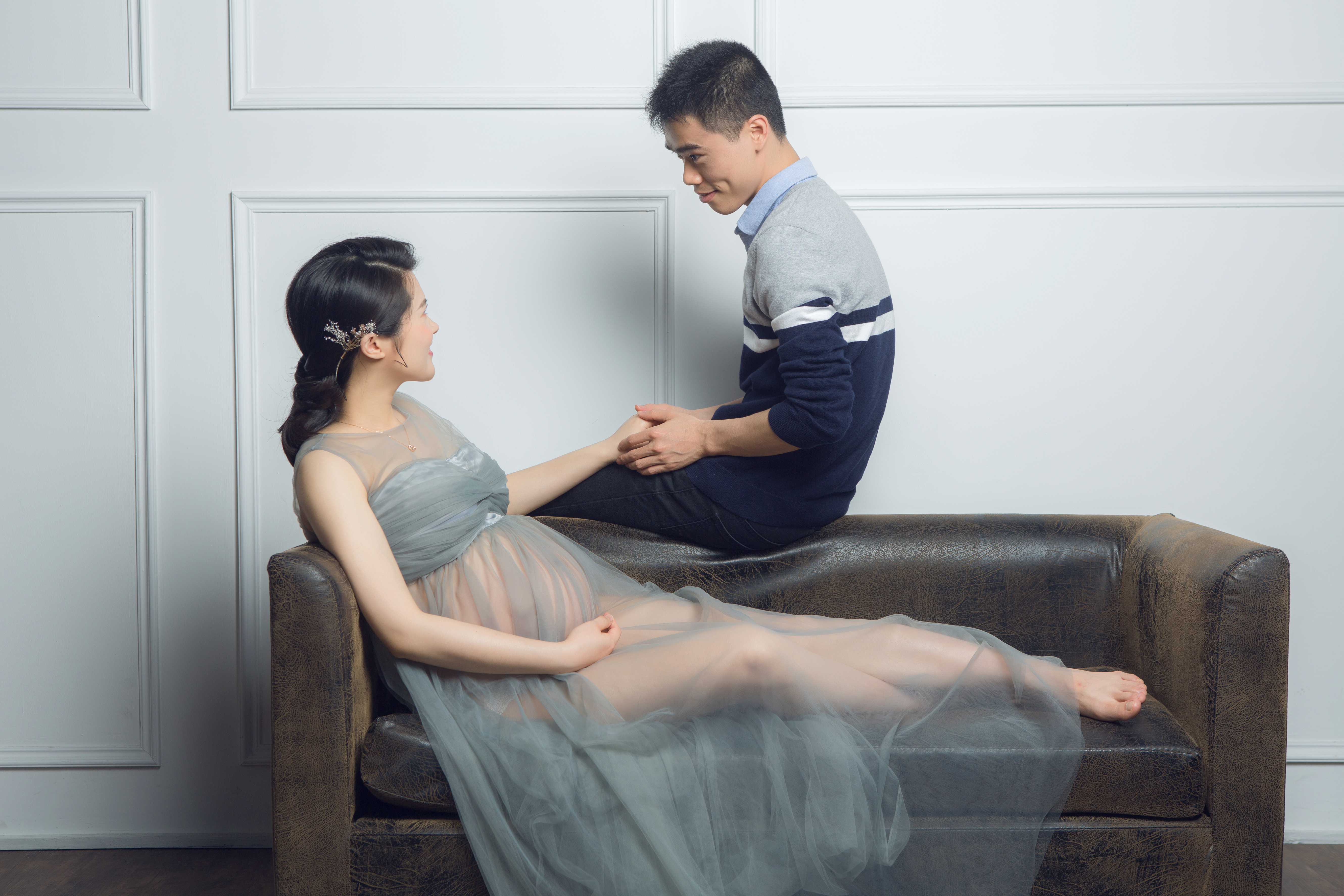 时尚唯美 孕妇写真拍摄照 