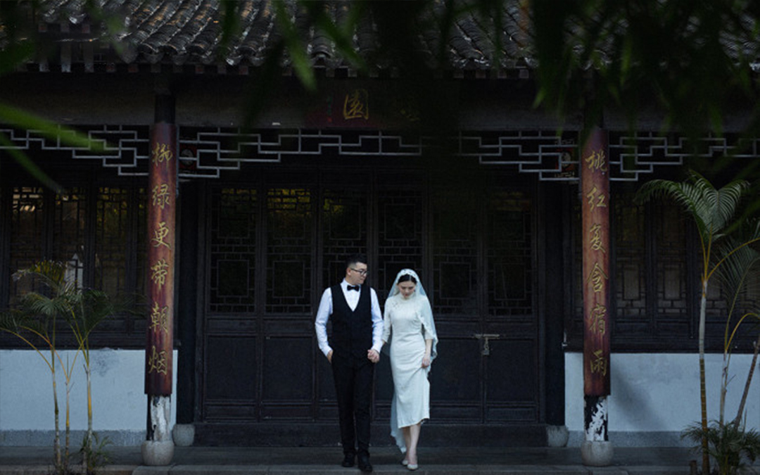 唯美韓式系列婚紗照 世界花卉大觀園外景