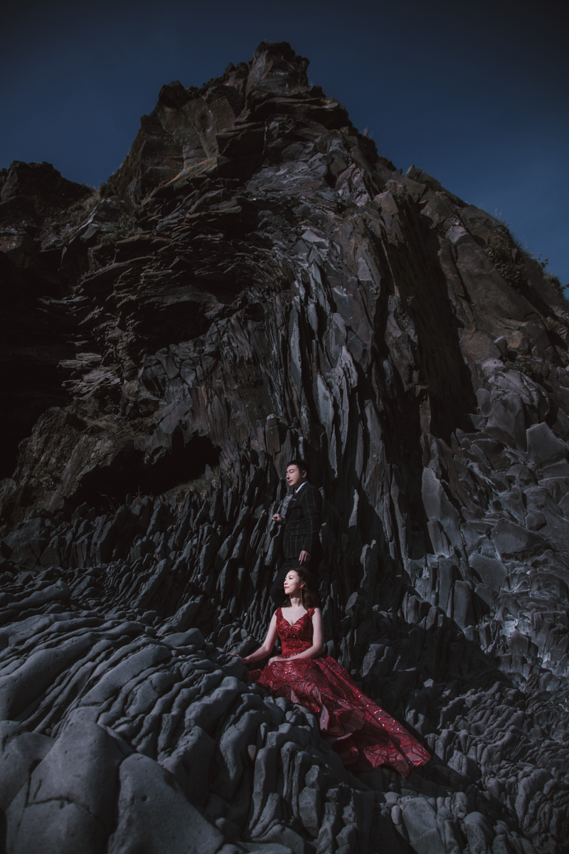 冰岛/雪山半岛/黑教堂/悬崖/唯美浪漫婚纱写真