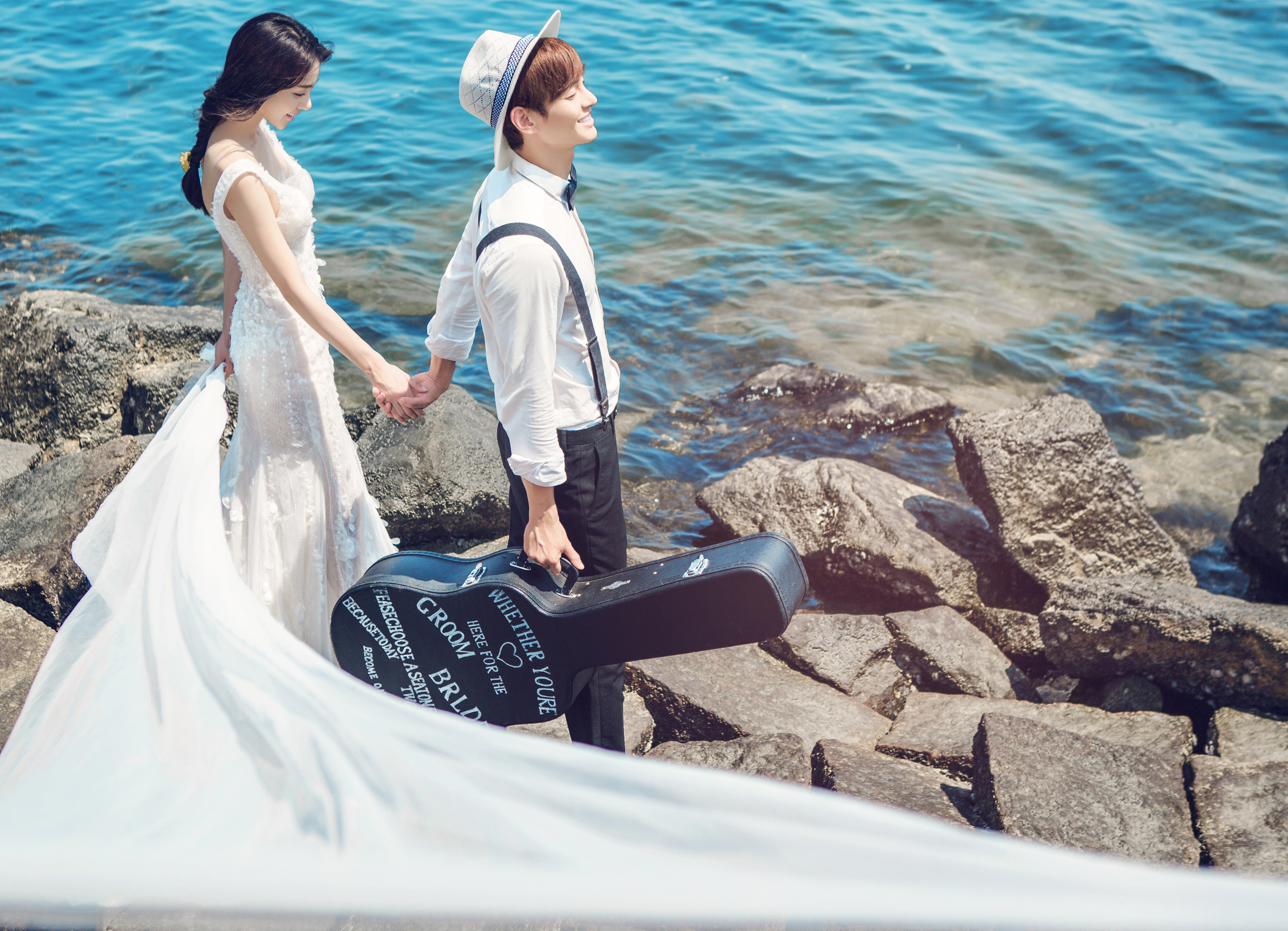 森系海景韓式婚紗照，5服5造，照片全送