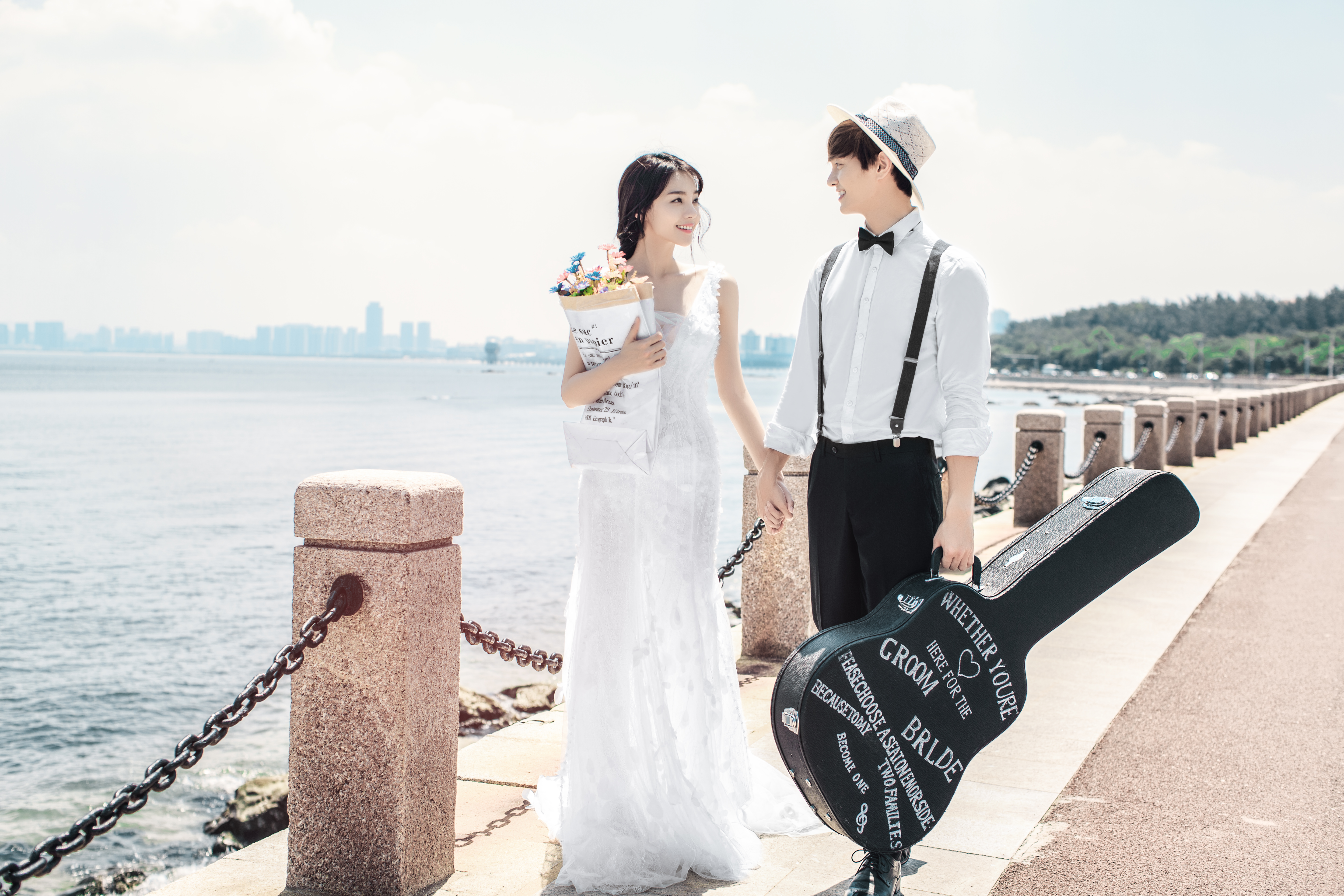 森系海景韓式婚紗照，5服5造，照片全送
