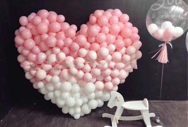 最簡單的婚房氣球布置技巧