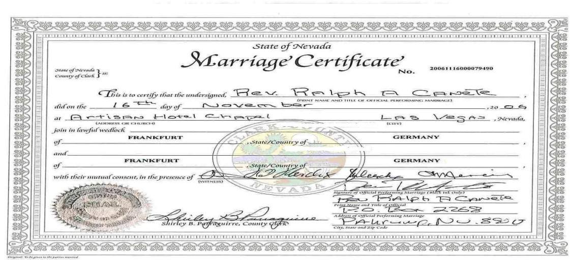 在美国领结婚证的好处