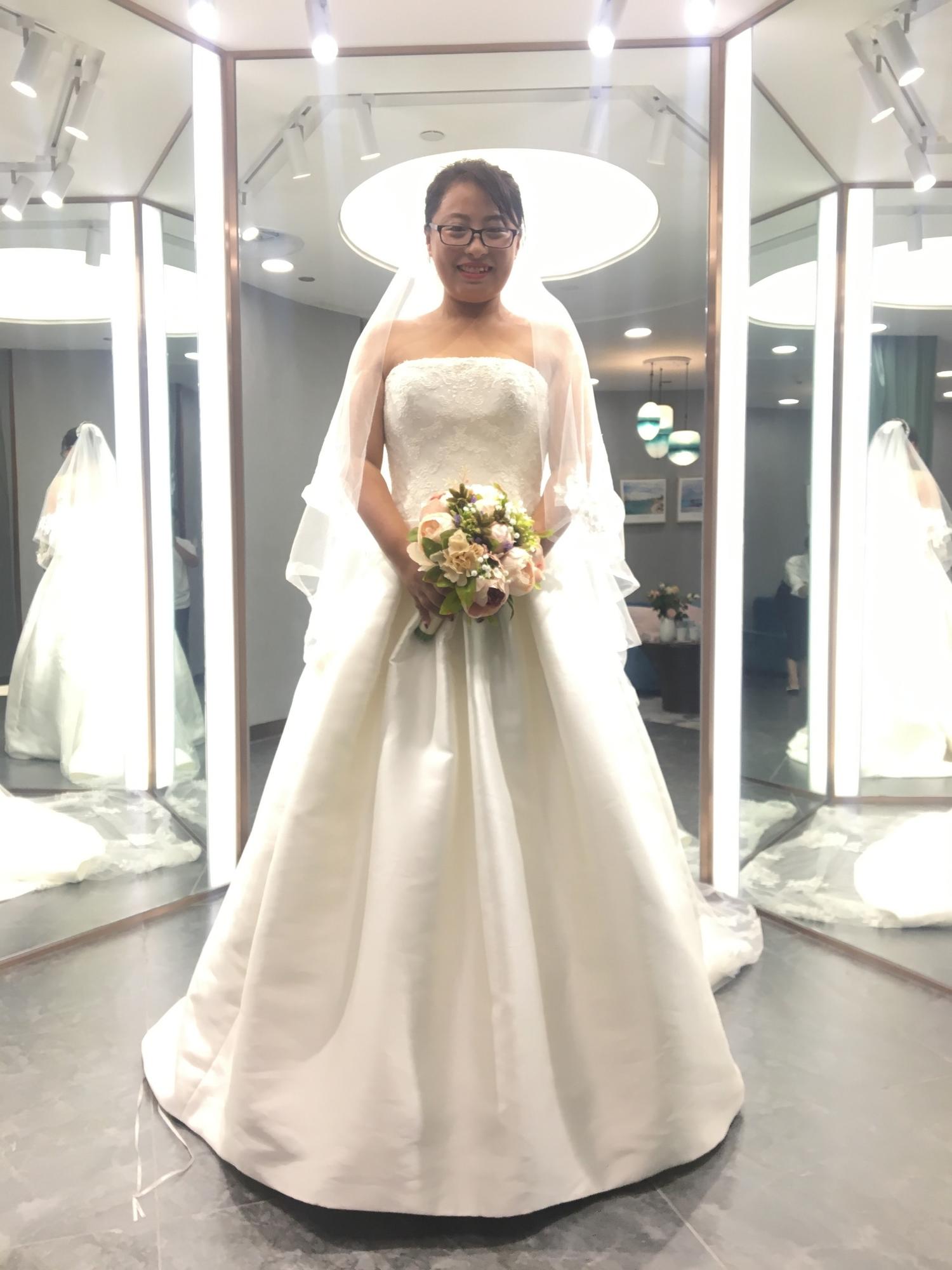 微胖新娘选款pk 两件显瘦纱姐妹儿帮帮选！
