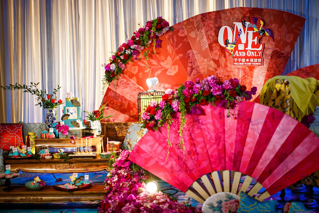 古典美中式扇子主题婚礼《One and Only