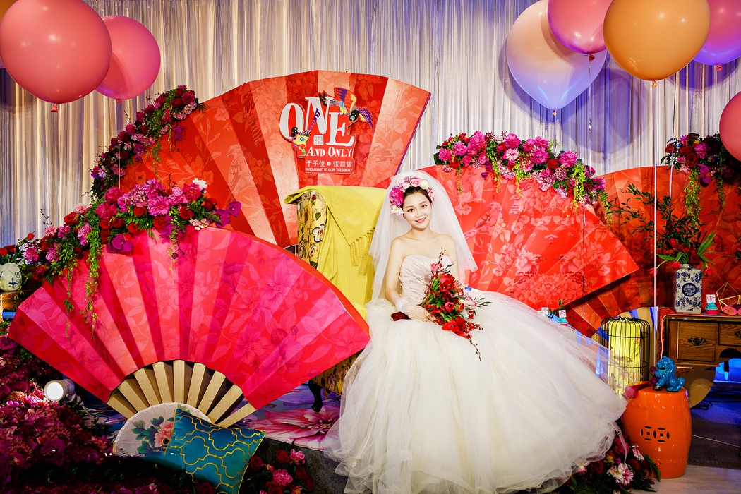 古典美中式扇子主题婚礼《One and Only