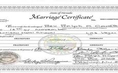 中国人在国外领结婚证
