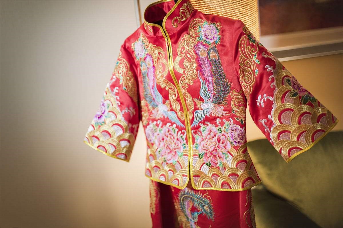 一套中式婚纱多少钱