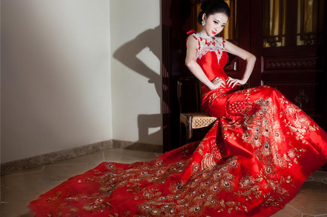 中式婚纱多少钱 中式婚纱买和租哪个更好