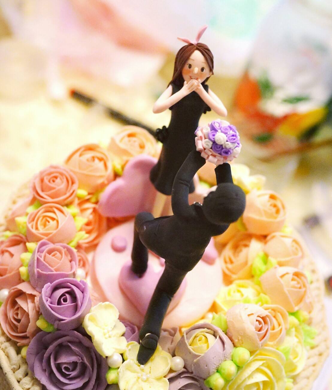 浪漫求婚蛋糕上写什么