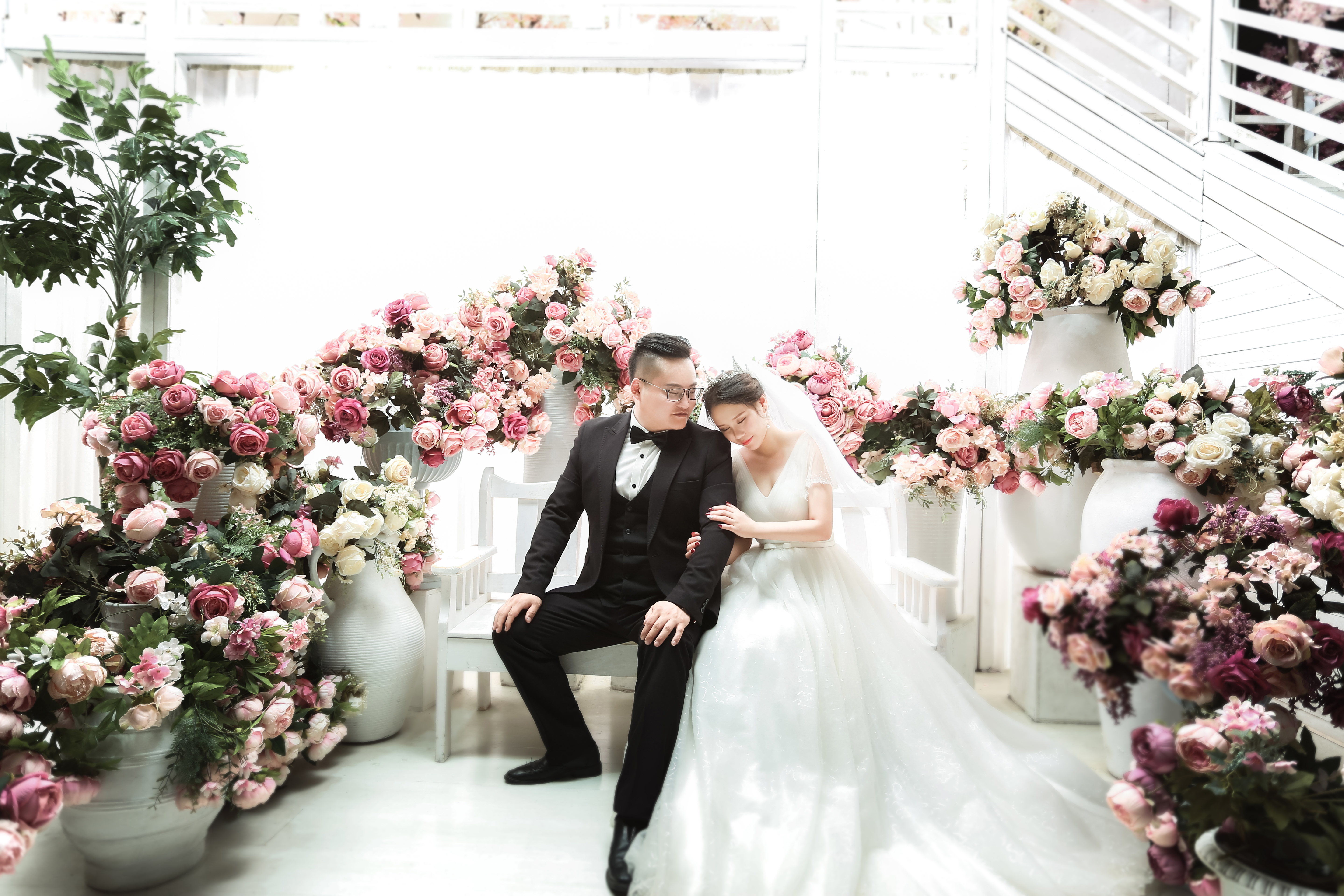 【好评如潮】唯美韩式婚纱照 5服5造