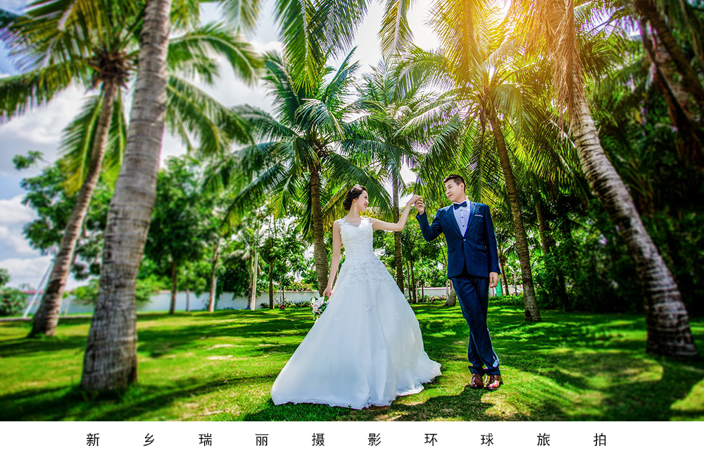 三亚唯美婚纱照 边拍边玩 开心电影剧情式旅拍