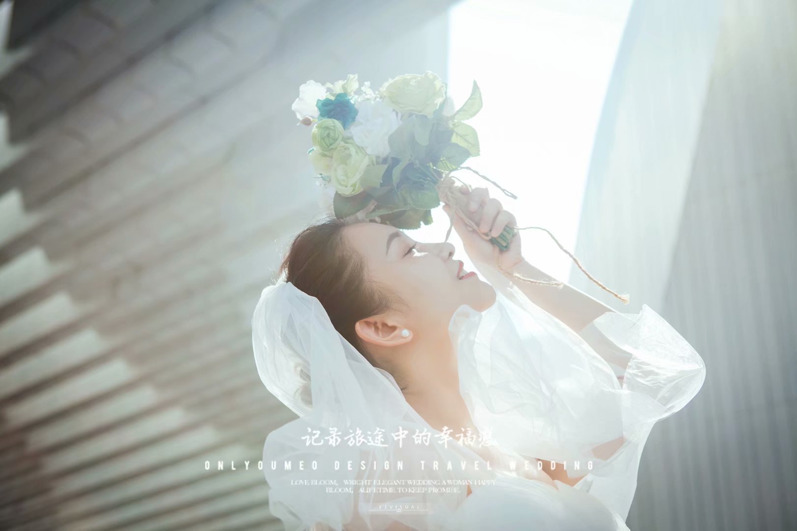 南宁市内清新唯美婚纱照，内景加外景，百分真实客片
