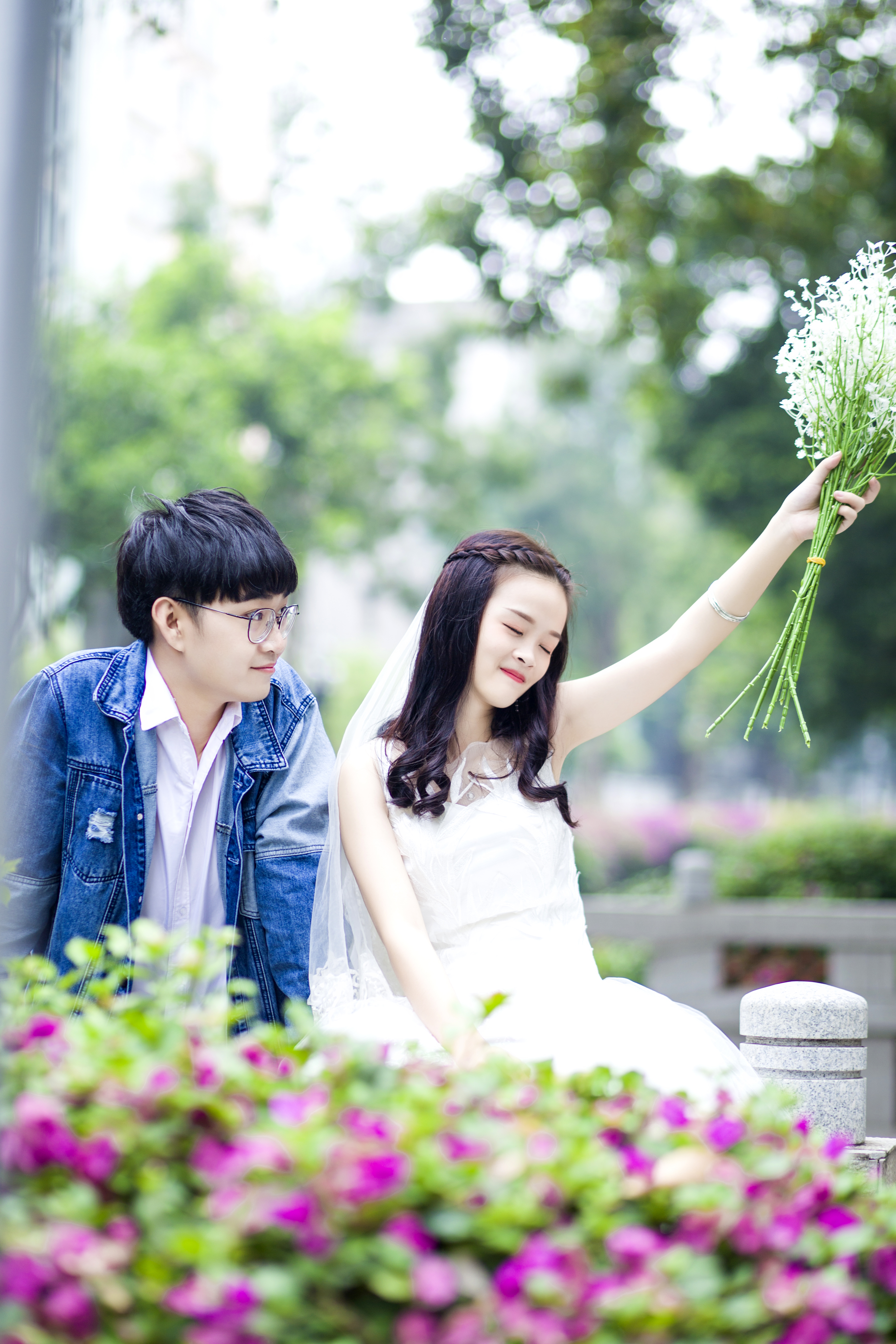 【超值】电影情节韩式小清新外景情侣婚纱套餐