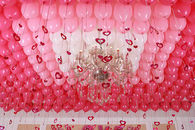 结婚客厅气球布置怎么样最好看