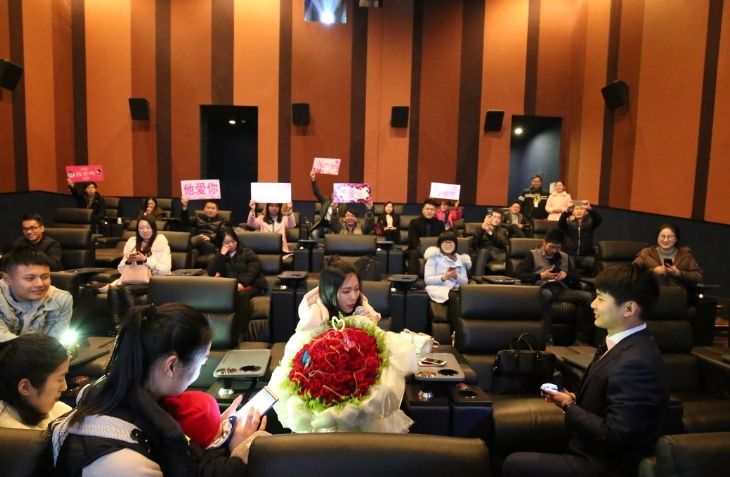 电影院包场求婚多少钱