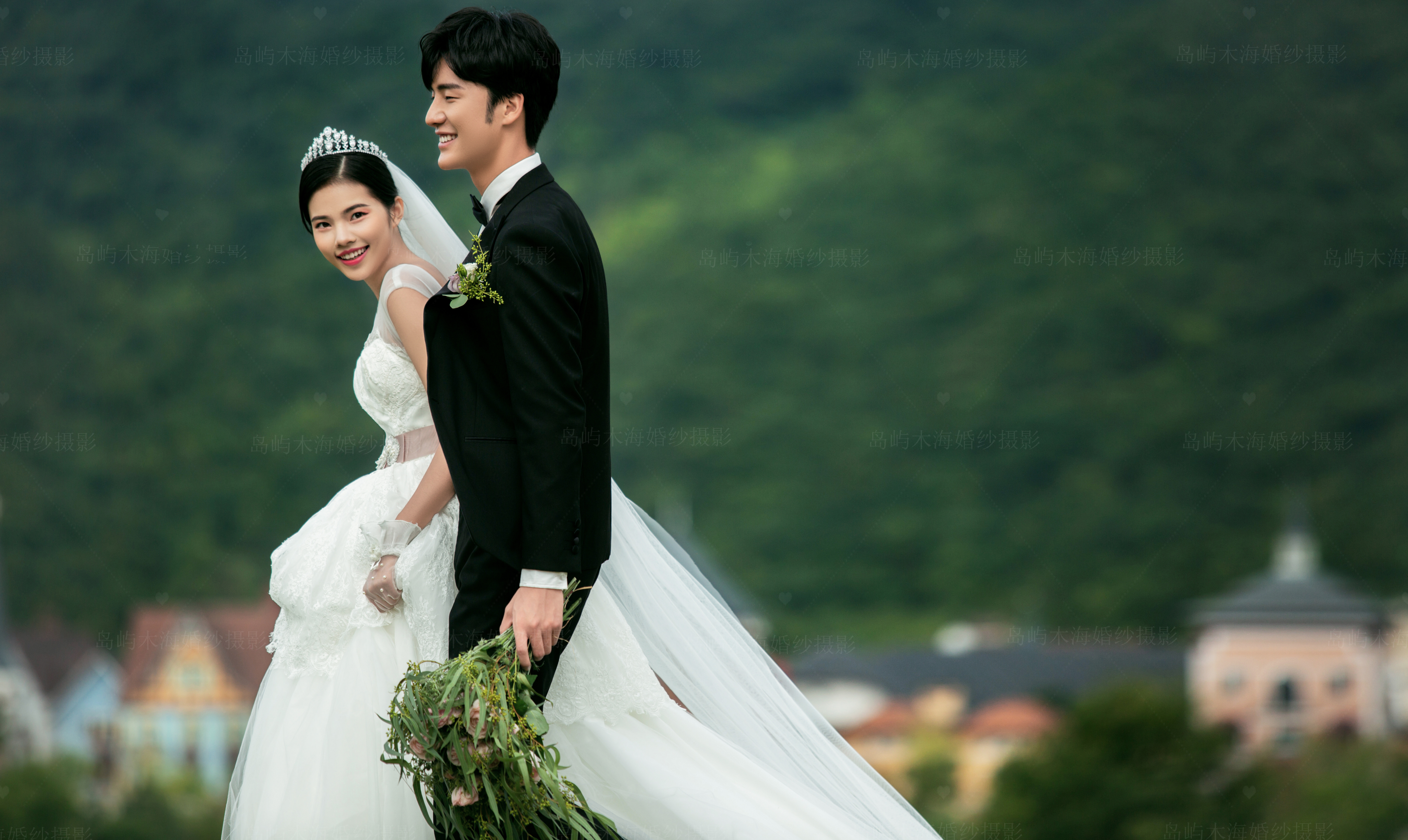 唯美韓式婚紗照  內(nèi)外景結(jié)合 豪華套餐5999