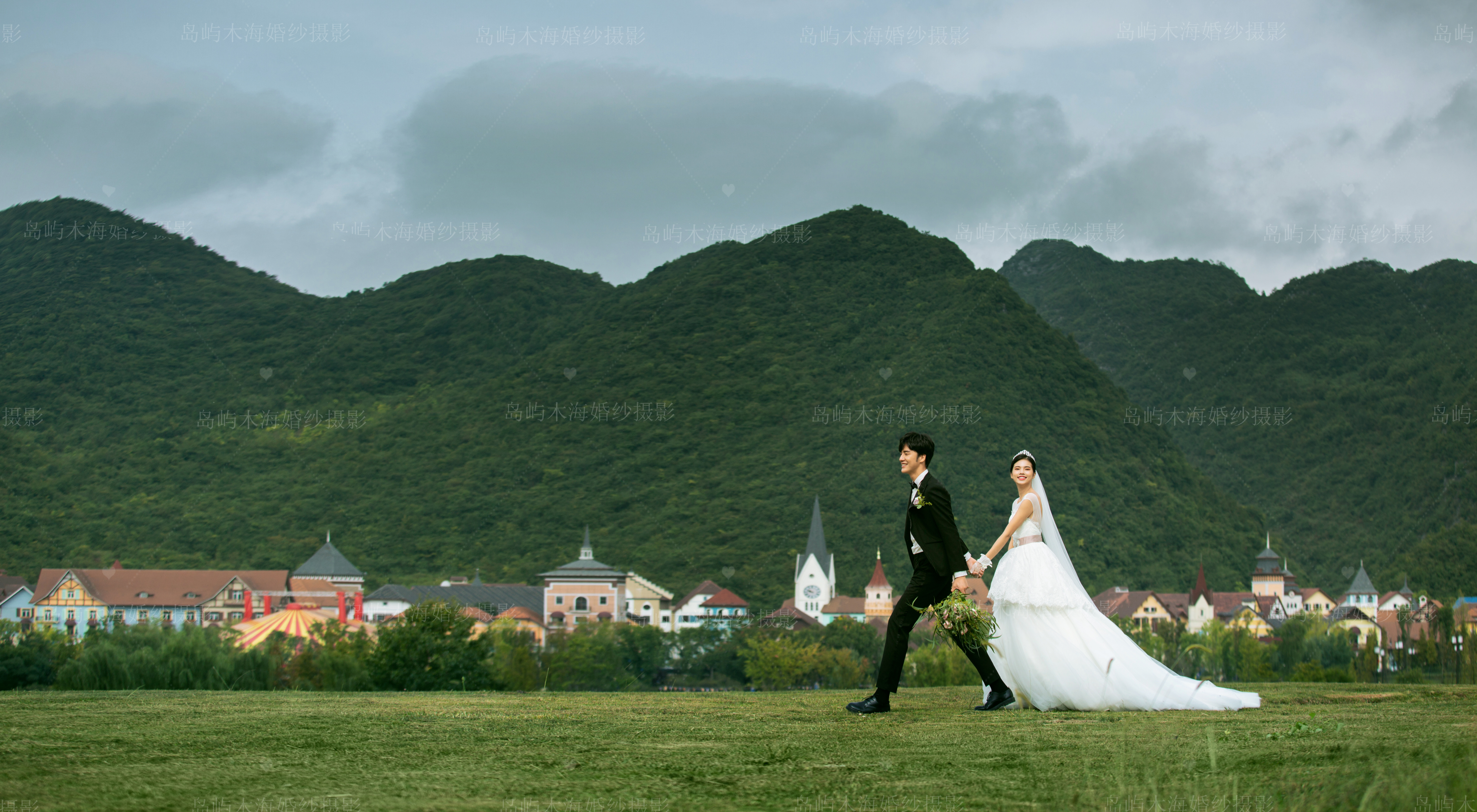 唯美韓式婚紗照  內(nèi)外景結(jié)合 豪華套餐5999