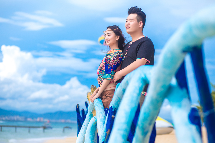 三亞浪漫，唯美大氣浪漫     茜茜公主婚紗攝影