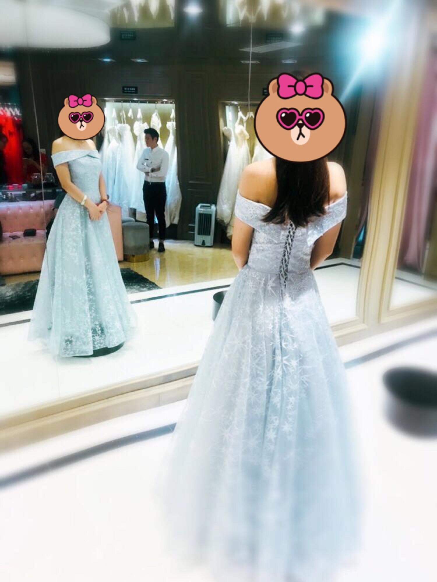 试了7件婚纱 发现这件才是衣中龙凤