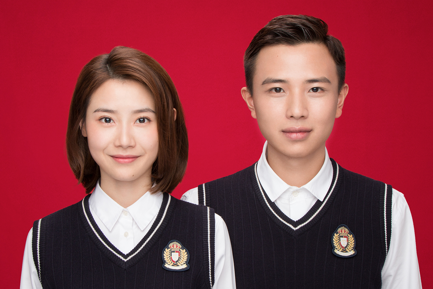天真藍(lán) 結(jié)婚登記照 民政局可用