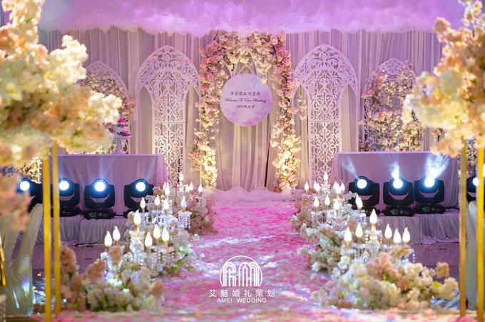 【艾魅婚礼】维也纳酒店欧式浪漫唯美粉色系