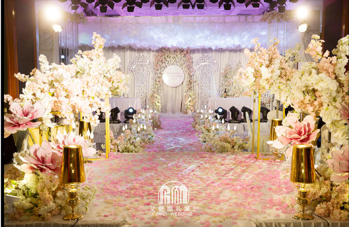 【艾魅婚礼】维也纳酒店欧式浪漫唯美粉色系