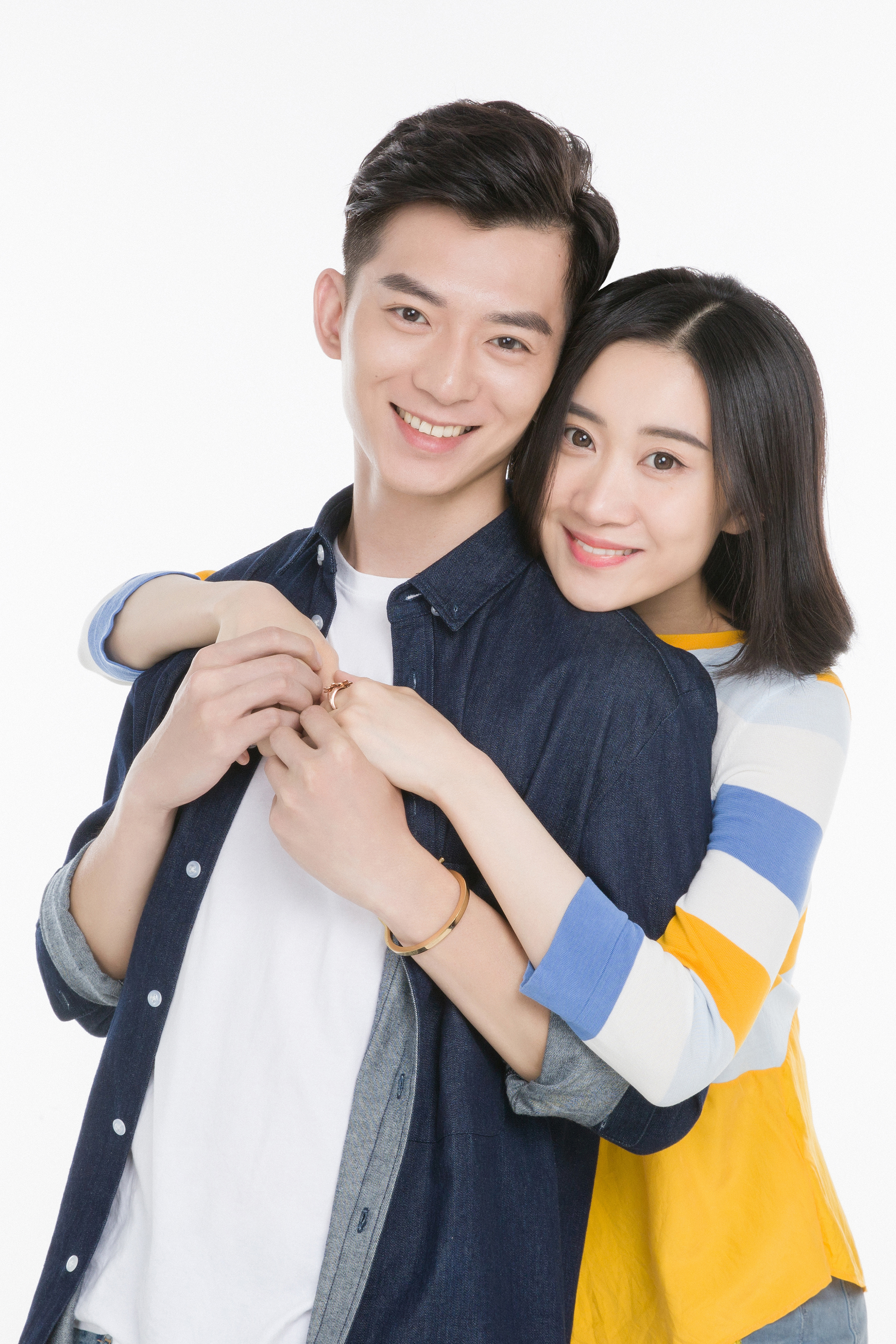 天真藍(lán) 親密照 雙人合影