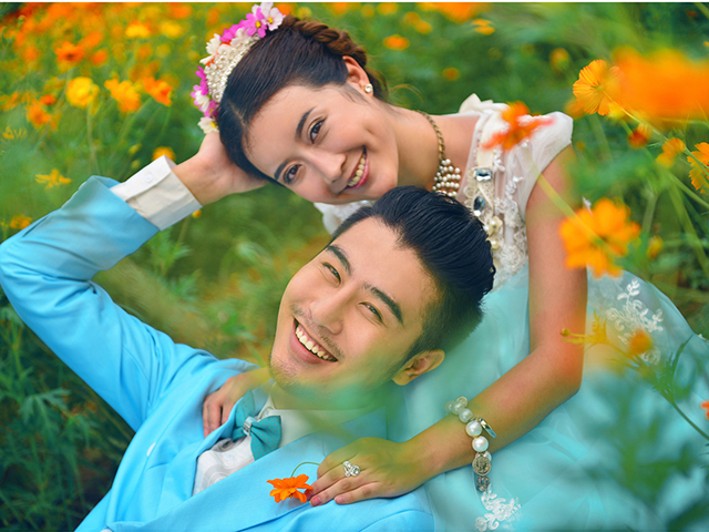唯美韩式系列婚纱不限服装造型 拍摄120张